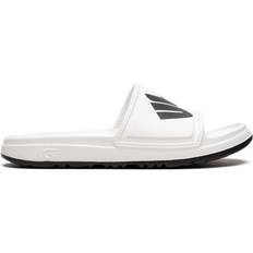 UGG Wilcox "Chopped" logo slides men Rubber/Rubber/Rubber White