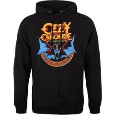 Grey - Unisex Jumpers ROCK OFF Bat Circle Pullover Hoodie