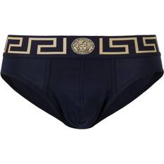 Oro Intimo maschile Versace Iconic Low-Rise Brief, Blue/gold