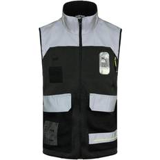 Puma Men Vests Puma x helly hansen zip up sleeveless grey mens refelctive polar fleece vest