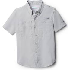 Boys Shirts Columbia Boy's PFG Tamiami Short Sleeve Shirt - Cool Grey (1675321)