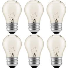 Light Bulbs 6-pack appliance oven refrigerator bulbs, appliance light bulb, high temp clear