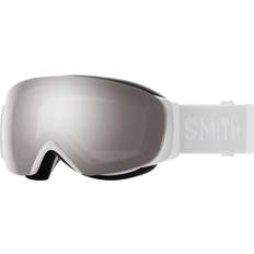 Smith Goggles Smith I/O MAG White Vapor ChromaPop Sun Platinum Mirror ChromaPop Storm Blue Sensor Mirror Goggles White Vapor