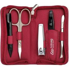 Prodotti per Unghie ERBE Manicure sets 5-part Lollipop zip-up manicure case Red 1