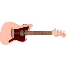 Ukuleles Fender Fullerton Jazzmaster Ukulele Shell Pink