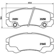 Brembo Bremsbelagsatz, Scheibenbremse Vorderachse P