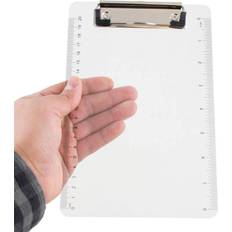 Transparent Clipboards & Display Stands Jam Paper Small Plastic Memo Clipboards 6 x 9