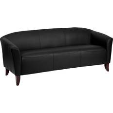 Furniture Flash Furniture 111-3-BK-GG Hercules Imperial Black Sofa