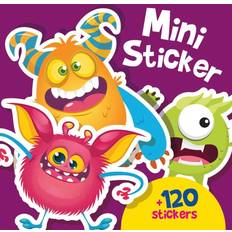 Snip Snap Snude mini-stickers klistermærkebog Monstre