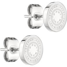 Liebeskind Coin Stud Earrings - Stainless Steel