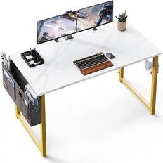 Gold - Marble Writing Desks ODK Sturdy Home Writing Desk 18.9x40"