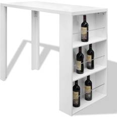 vidaXL MDF High Gloss Table de bar 57x117cm