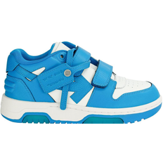 Off-White Kid's Out of Office Touch Strap Sneakers - Blue/White