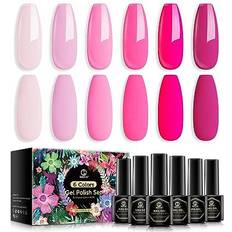 Nail Products MEFA Gel Nail Polish Set 6-pack