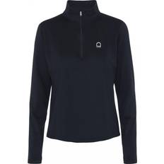 Equitazione Magliette Equipage T-shirt con zip a metà da donna Kolyma - Bleu