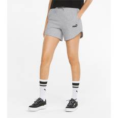 Femme - Gris Shorts Puma Shorts mit hohem Bund für Damen - Gris