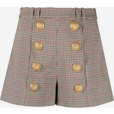 Shorts Balmain Wool shorts with buttons multicolor