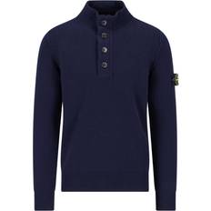 Stone Island Stand Collar Jumper Men - Navy Blue