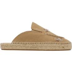 Maison Margiela Low Shoes Maison Margiela Beige Embroidered Espadrilles T2172 Chamois IT