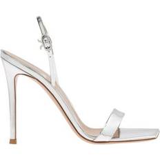 Gianvito Rossi Slippers & Sandals Gianvito Rossi Ribbon Stiletto 105 Leather Slingback Sandal