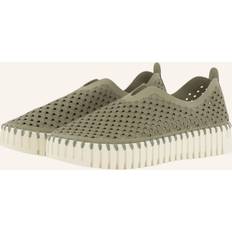 Ilse Jacobsen Tulip 3373 Textile Women's Loafer Shoes - Army