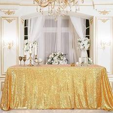B-COOL Sparkly Drape Tablecloth Gold (203.2x127cm)