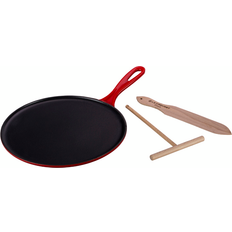 Cast Iron Hob Crepe & Pancake Pans Le Creuset Cerise Cast Iron 10.6 "