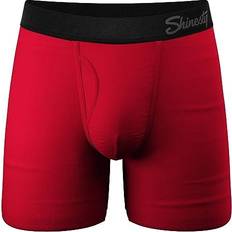 Shinesty Ball Hammock Pouch Underwear With Fly - Red