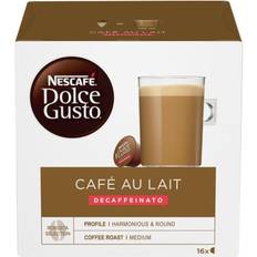 Nescafé dolce gusto cafe au lait Nescafé Dolce Gusto Café Au Lait Decaffeinated 16st