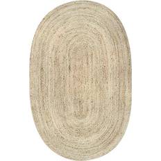 Oval Carpets Nuloom Rigo Natural 68.6x121.9cm