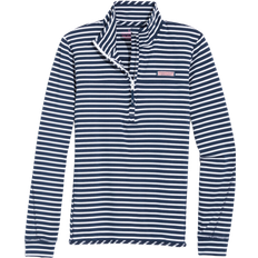 High Collar T-shirts Vineyard Vines Sankaty Shep Shirt - Navy Stripe