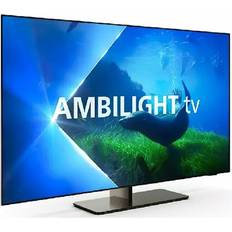 Philips OLED - Sì TV Philips OLED808 Tv 65 Pollici Smart 4K UHD e HDR10 120Hz Processore P5 AI Perfect Picture Dolby Atmos Altoparlanti 40W Compatibile Con Assistente Google e Alexa