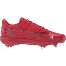 Men - Textile Baseball Shoes Adidas Adizero Afterburner 8 Cleats M - Team Power Red/Cloud White