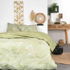 Textiles Today Parure Lit Sunshine - 240x220 cm - 2 Personnes - Coton Imprimé Floral Housse de couette