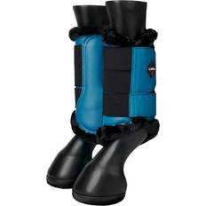 Brushing Horse Boots Fleece Lined - Marine
