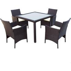 Conjuntos de muebles Aktive Conjunto De Mesa Con 4 Sillas