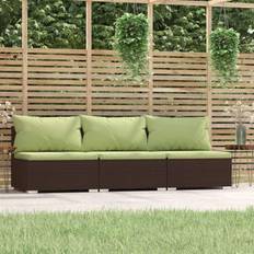 Rattan Outdoor-Sofas & Bänke vidaXL Poly Sofa