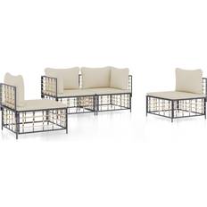 vidaXL 4 delar Loungeset