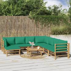 Holz Lounge-Sets vidaXL 9-tlg. Lounge-Set