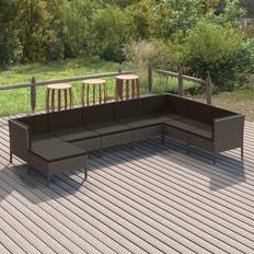 Patio Furniture vidaXL 8 Poly Outdoor Lounge Set