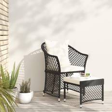 Rattan Lounge-Sets vidaXL 2-tlg. Lounge-Set