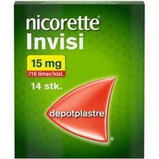 Nikotinlægemidler - Nikotinplaster Håndkøbsmedicin Nicorette Invisi 15mg 14 stk Plaster