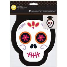 Halloween Gift Bags Slikposer Kranie-Formet, 15 stk. Wilton