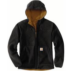 Sweaters Carhartt Men's Rain Defender Relaxed Fit Fleece Reversible Jacket - Black/Brown