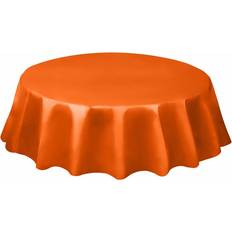 Unique Party Plastdug Rund Orange