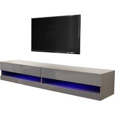 Grey Benches GFW Galicia Grey TV Bench 150x30cm