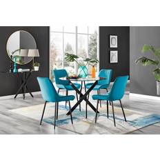 Round table dining Box Novara Black Leg Dining Table