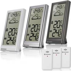 Bresser Termometre & Vejrstationer Bresser MeteoTemp P Vejrstation Med Projektionsdisplay