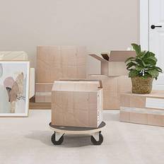 Furniture Dollys vidaXL Transport Trolleys 2 pcs Round Ø38 x 11.5 cm