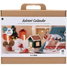 DIY-kit Adventskalenders Creativ Company Adventskalender Recycling: winterlandschap maken